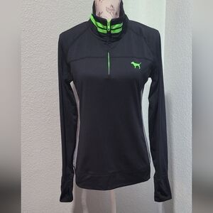 PINK Victoria's Secret Black Long Sleeve Top